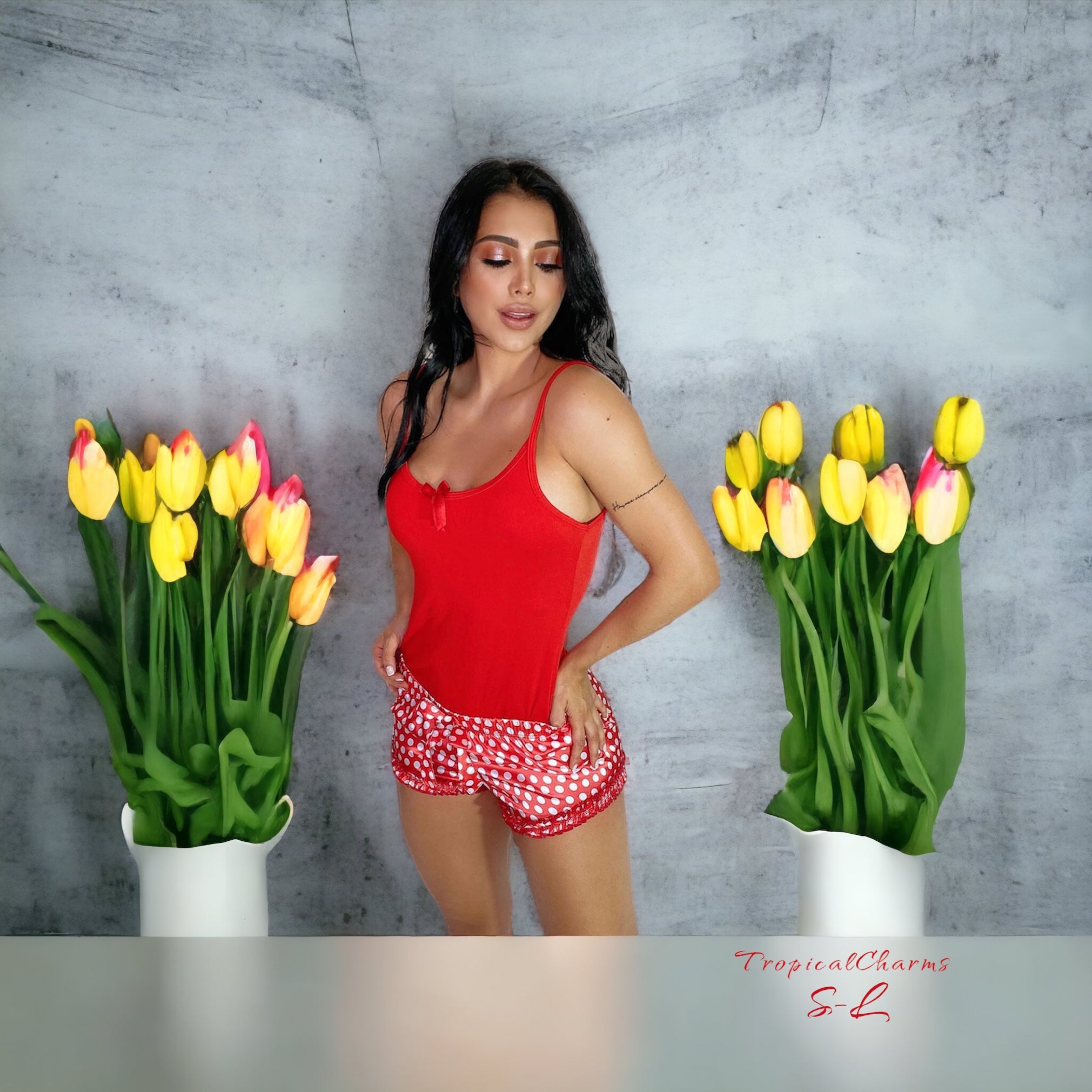 Satin sexy set